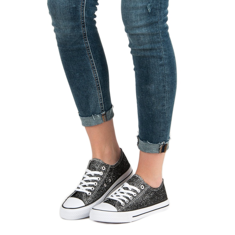 Czarne Trampki Z Borkatem 2