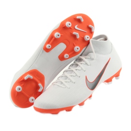 Buty piłkarskie Nike Mercurial Superfly 6 Academy MG M AH7362-107 białe 5