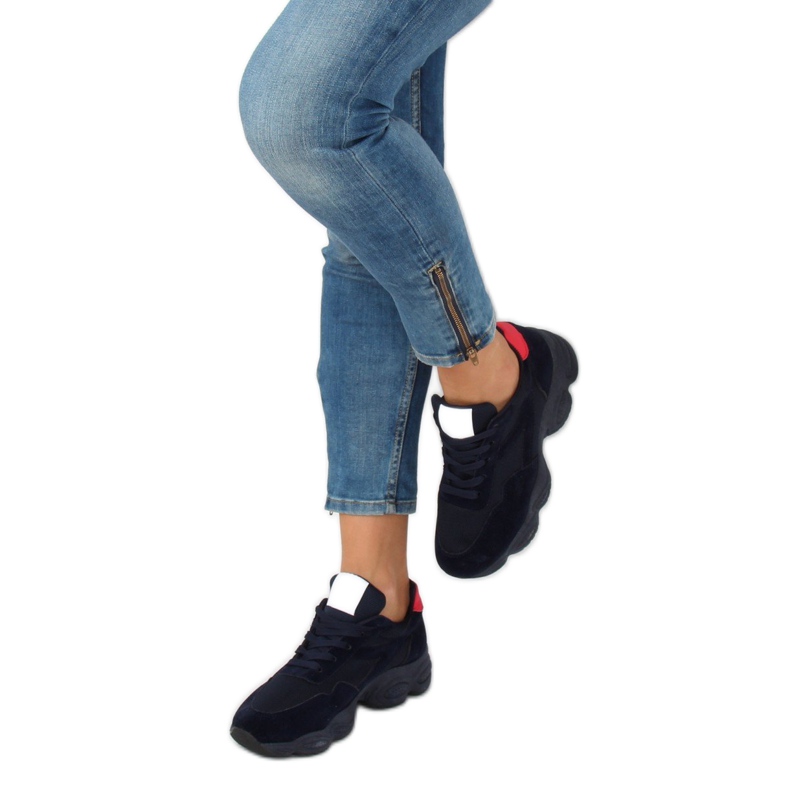 Buty sportowe granatowe E-102 Navy 2