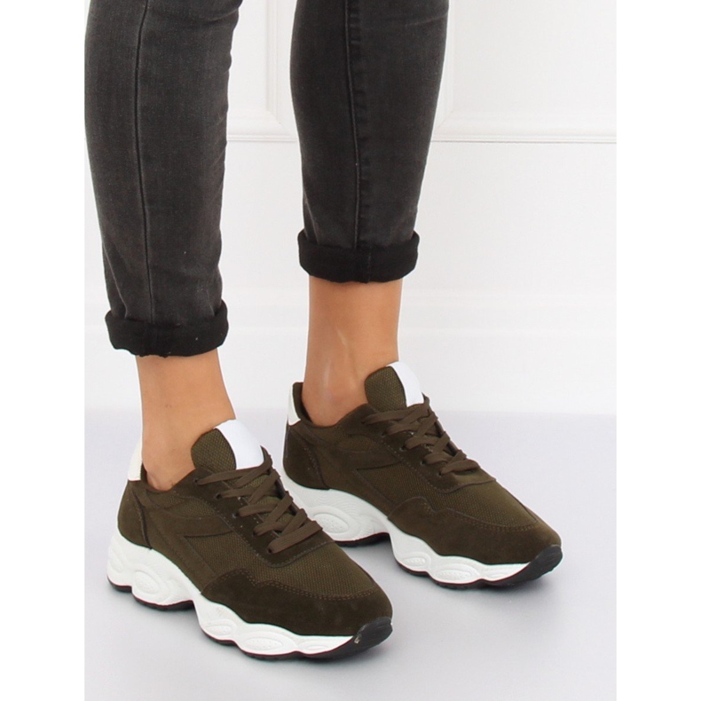 Buty sportowe zielone E-102 Army Green 1