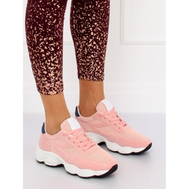 Buty sportowe różowe E-102 Pink 1