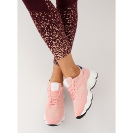 Buty sportowe różowe E-102 Pink 2