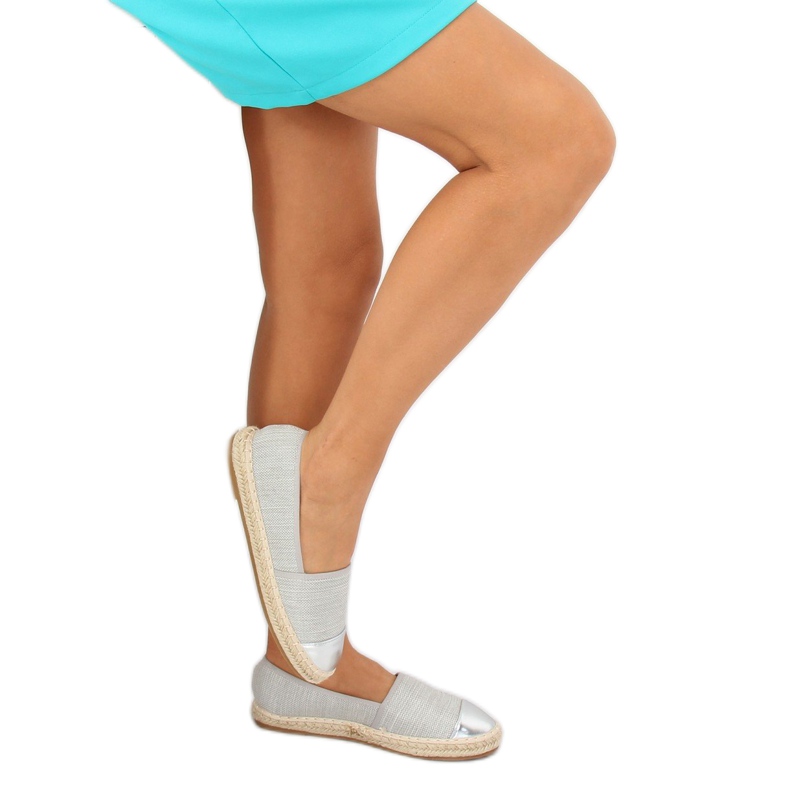 Espadryle płócienne szare A-9267 Grey 2