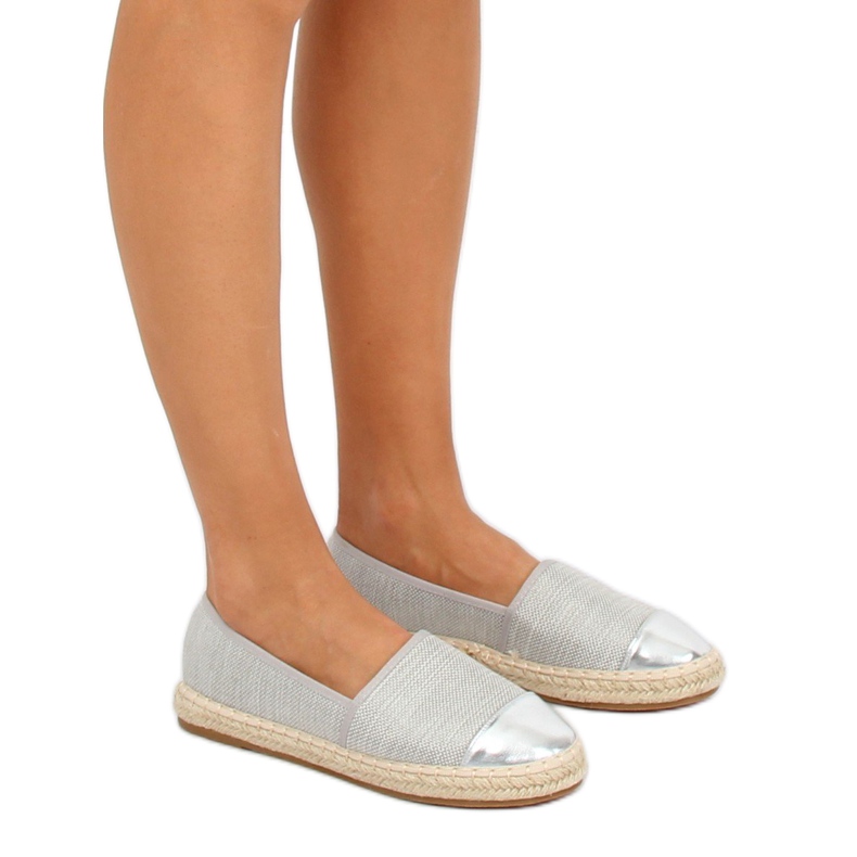 Espadryle płócienne szare A-9267 Grey 1