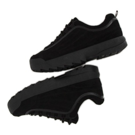 Buty sportowe zamszowe czarne 81016 Black 4