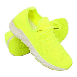 Buty sportowe żółte 7766-Y Yellow 1