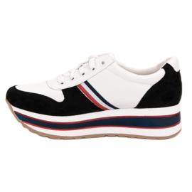 Seastar Modne Sneakersy białe czarne wielokolorowe 1