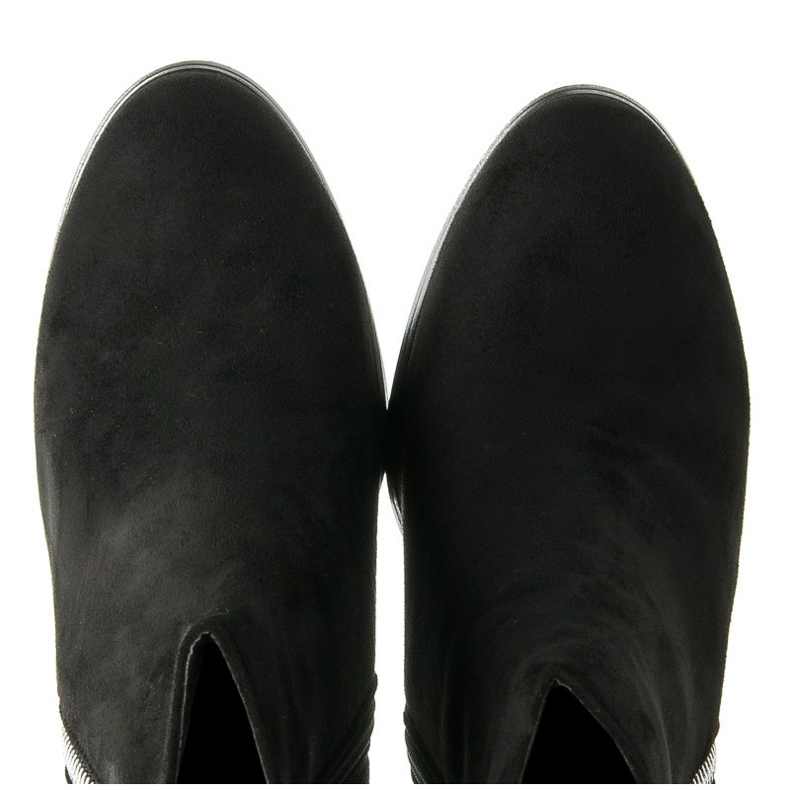 Ch. Creation Wygodne Buty Na Obcasie czarne 1