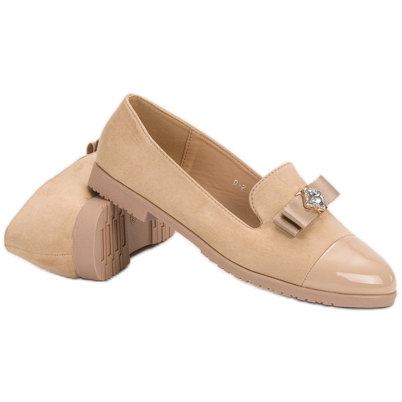 Lordsy Z Lakierowanym Noskiem brązowe 2