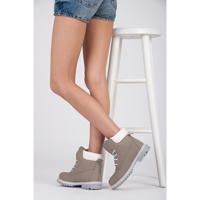 Via Giulia  Pastelove Traperki brązowe 1