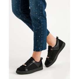 Czarne Buty Sportowe 2