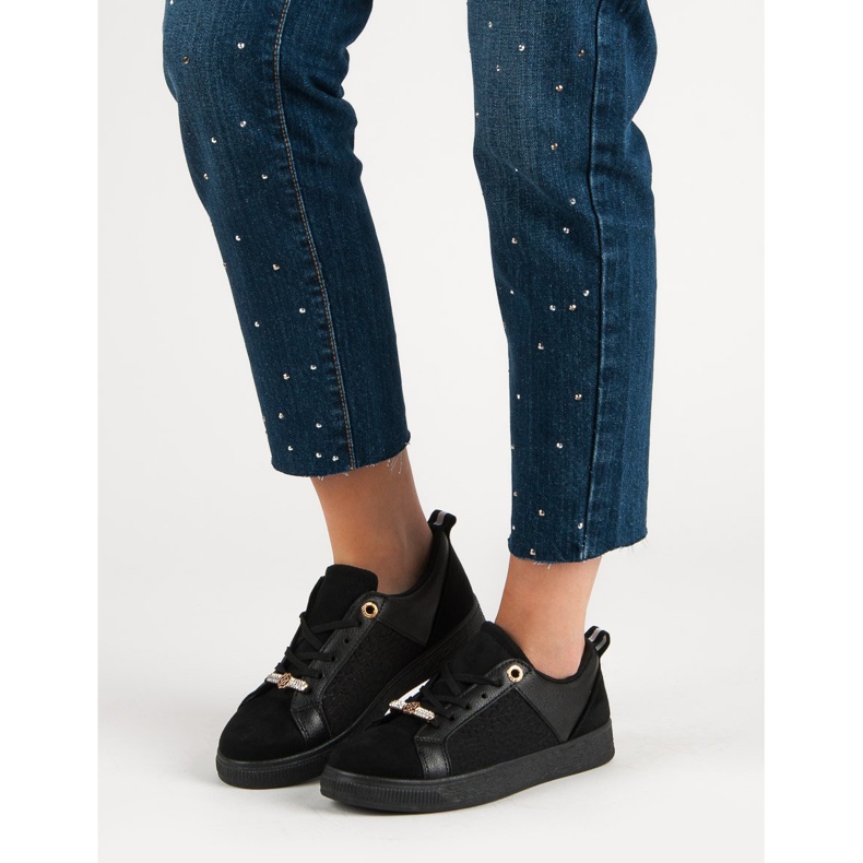 Czarne Buty Sportowe 1