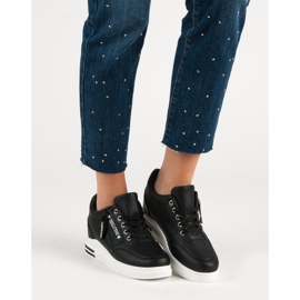 Modne Czarne Sneakersy 1