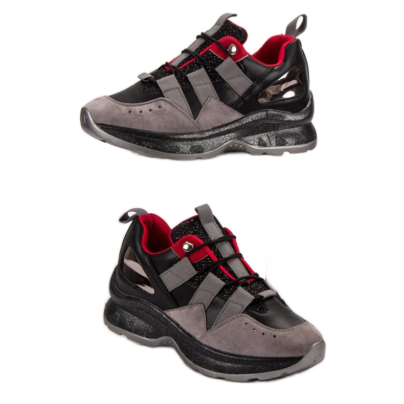 Lekkie Sneakersy VICES czarne 2