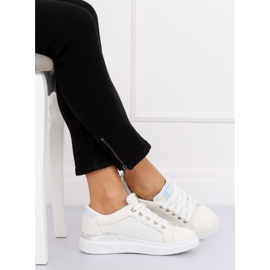 Trampki holograficzne białe ZF-40 White 1