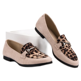 Mokasyny W Cętki VICES brązowe 1