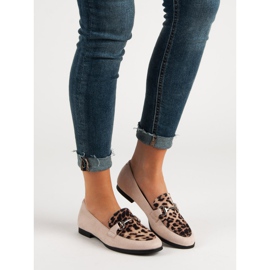 Mokasyny W Cętki VICES brązowe 2