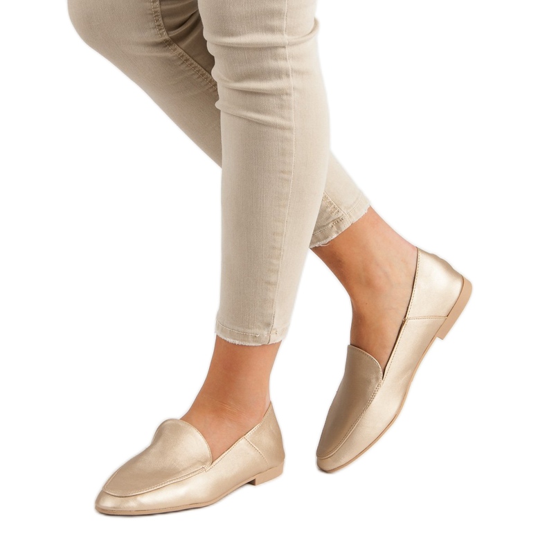 Klasyczne Mokasyny VICES żółte 2