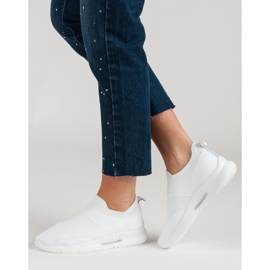 Tekstylne Obuwie Sportowe białe 1