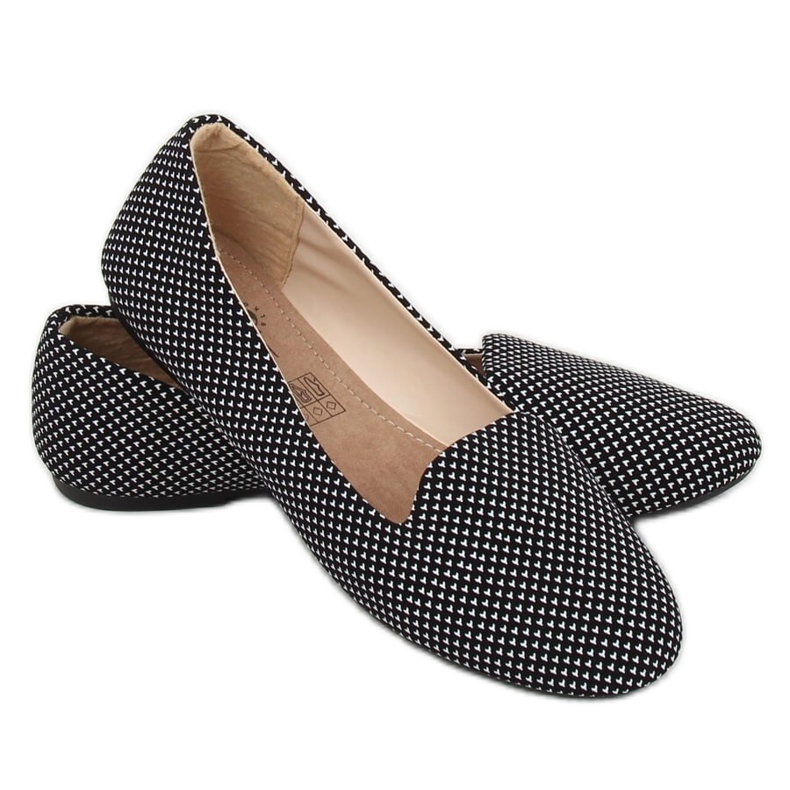 Lordsy damskie czarne E802-3 White 1