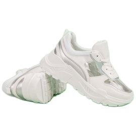 Transparentne Sneakersy Na Platformie białe 5