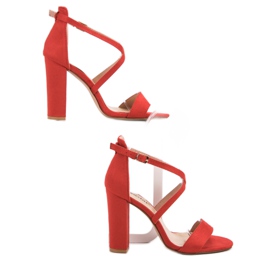 Seastar Eleganckie Czerwone Sandały 2