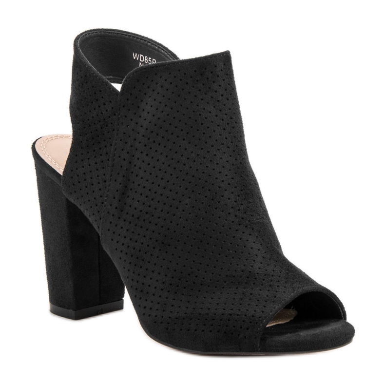 Seastar Czarne Zabudowane Sandały 1