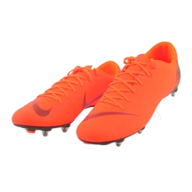 Buty piłkarskie Nike Mercurial Vapor 12 Academy SG Pro M AH7376-810 pomarańczowe 3