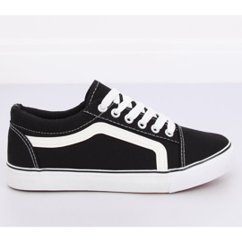 Trampki damskie czarne BL117P Black 2