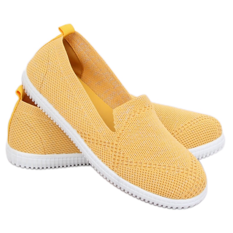 Trampki slip-on żółte 784 Yellow 1