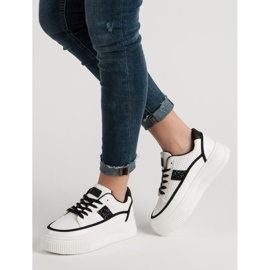 Białe Creepersy Z Brokatem 1