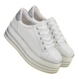 Weide Sneakersy Na Platformie białe 2