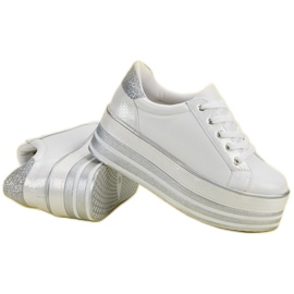 Weide Sneakersy Na Platformie białe 1