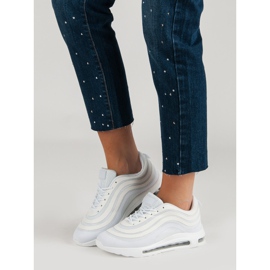 Modne Buty Sportowe białe 2