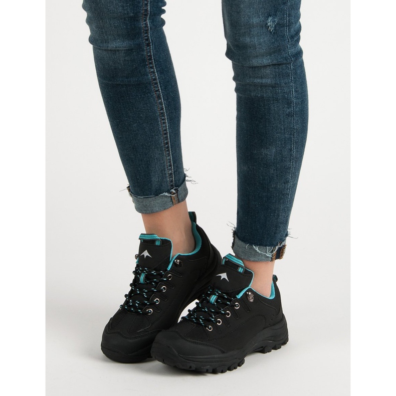 Czarne Buty Trekkingowe 2