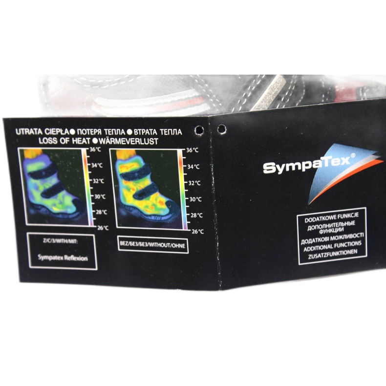 Trzewiki z membraną 11931 czarne/czerwone Bartek 6