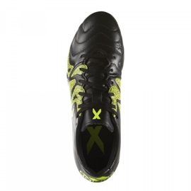 Buty piłkarskie adidas X 15.3 FG/AG Leather B26971 czarne czarne 1