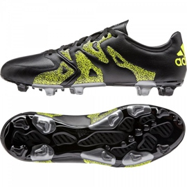 Buty piłkarskie adidas X 15.3 FG/AG Leather B26971 czarne czarne 2