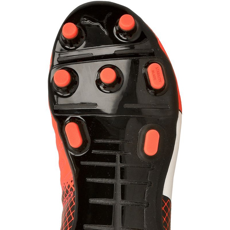 Buty piłkarskie Puma evoPOWER 4.3 Fg Jr 10362403 czerwone czerwone 1