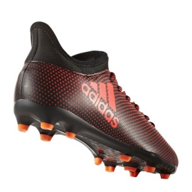 Buty piłkarskie adidas X 17.3 Fg Jr S82368 wielokolorowe czerwone 1
