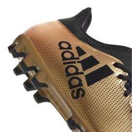 Buty piłkarskie adidas X 17.3 Ag M CP9233 wielokolorowe złoty 2