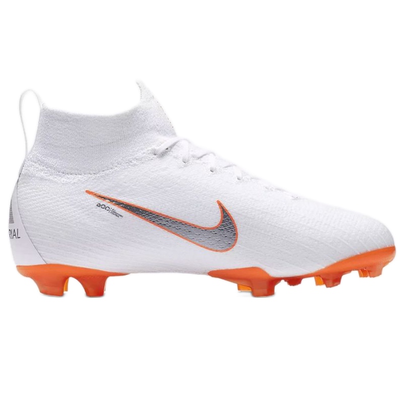Buty piłkarskie Nike Mercurial Superfly 6 Elite Fg Jr AH7340-107 białe białe 1