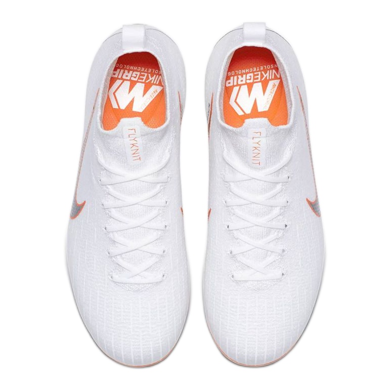 Buty piłkarskie Nike Mercurial Superfly 6 Elite Fg Jr AH7340-107 białe białe 2