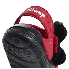 Sandały adidas Disney M7M AltaSwim Jr CQ0108 czarne czerwone 2