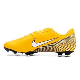 Buty piłkarskie Nike Mercurial Vapor 12 Elite Neymar Fg Jr AR4091-710 żółte ż ó 1