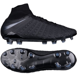 Buty piłkarskie Nike Hypervenom Phantom 3 Elite Dynamic Fit Fg M AJ3803-001 czarne czarne 3