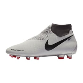 Buty piłkarskie Nike Phantom Vsn Pro Df Fg AO3266-060 szare białe 1