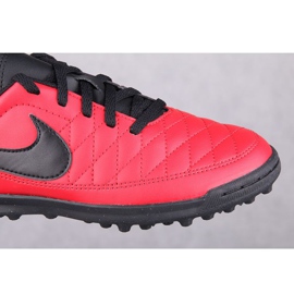 Buty piłkarskie Nike Majestry Tf Jr AQ7896-600 czerwone czerwone 1