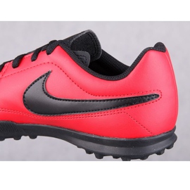Buty piłkarskie Nike Majestry Tf Jr AQ7896-600 czerwone czerwone 2