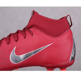 Buty piłkarskie Nike Mercurial Superfly 6 Academy Gs Mg Jr AH7337-606 czerwone czerwone 2